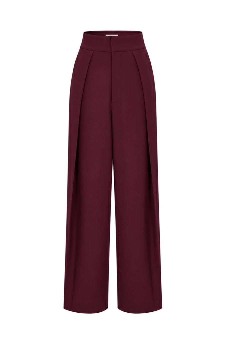 Pleated Barrel Woven Pants