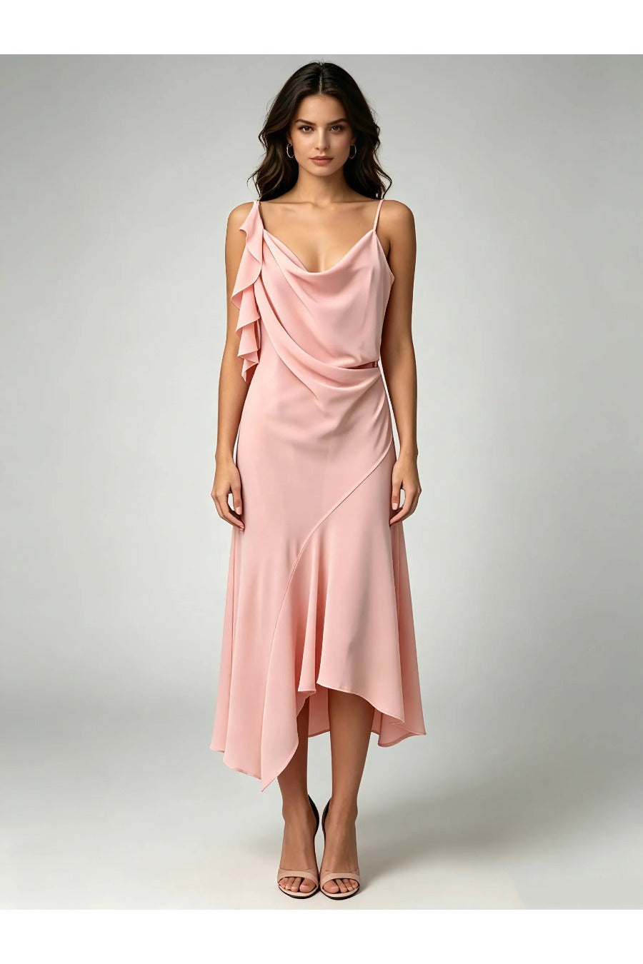 Off Shoulder Ruffles Dress