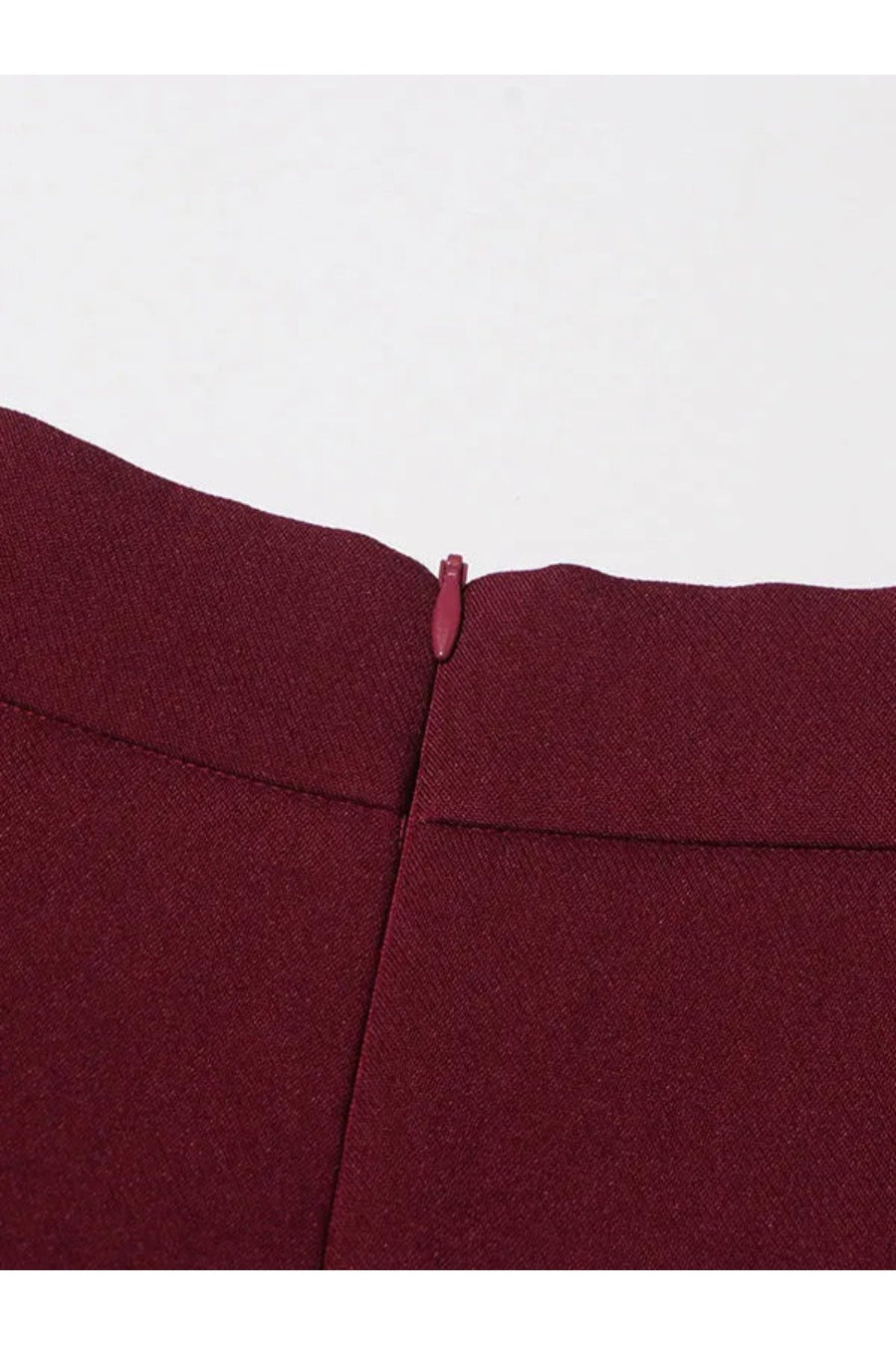 Round Neck Patchwork Button Top High Waist Skirt Set