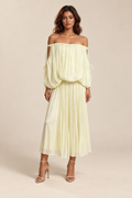 Shoulder Lantern Sleeve Top Loose Skirt Fashion Dress — ATTICO