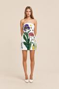 Print strapless Color Dress — ATTICO
