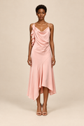 Off Shoulder Ruffles Dress — ATTICO