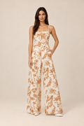 A Printed Woven Floral Jumpsuit — ATTICO