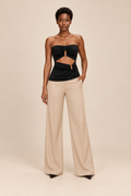 Cutout Strapless Top — ATTICO