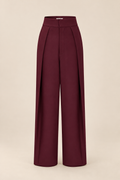 Pleated Barrel Woven Pants — ATTICO