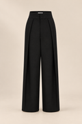 Pleated Barrel Woven Pants — ATTICO