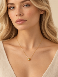 ATTICO Gold Secret Box Heart Necklace editorial main