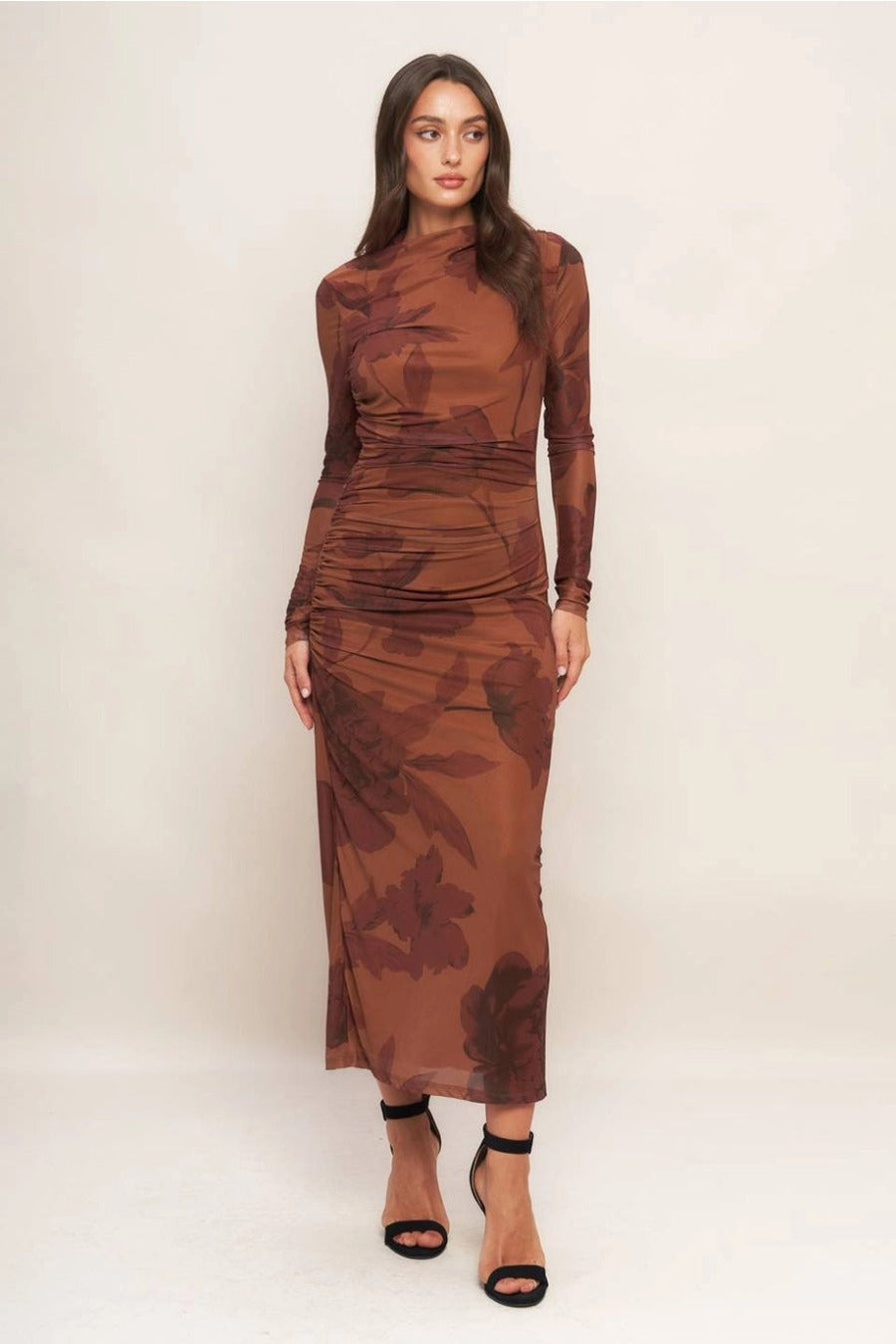 Mesh Midi Dress