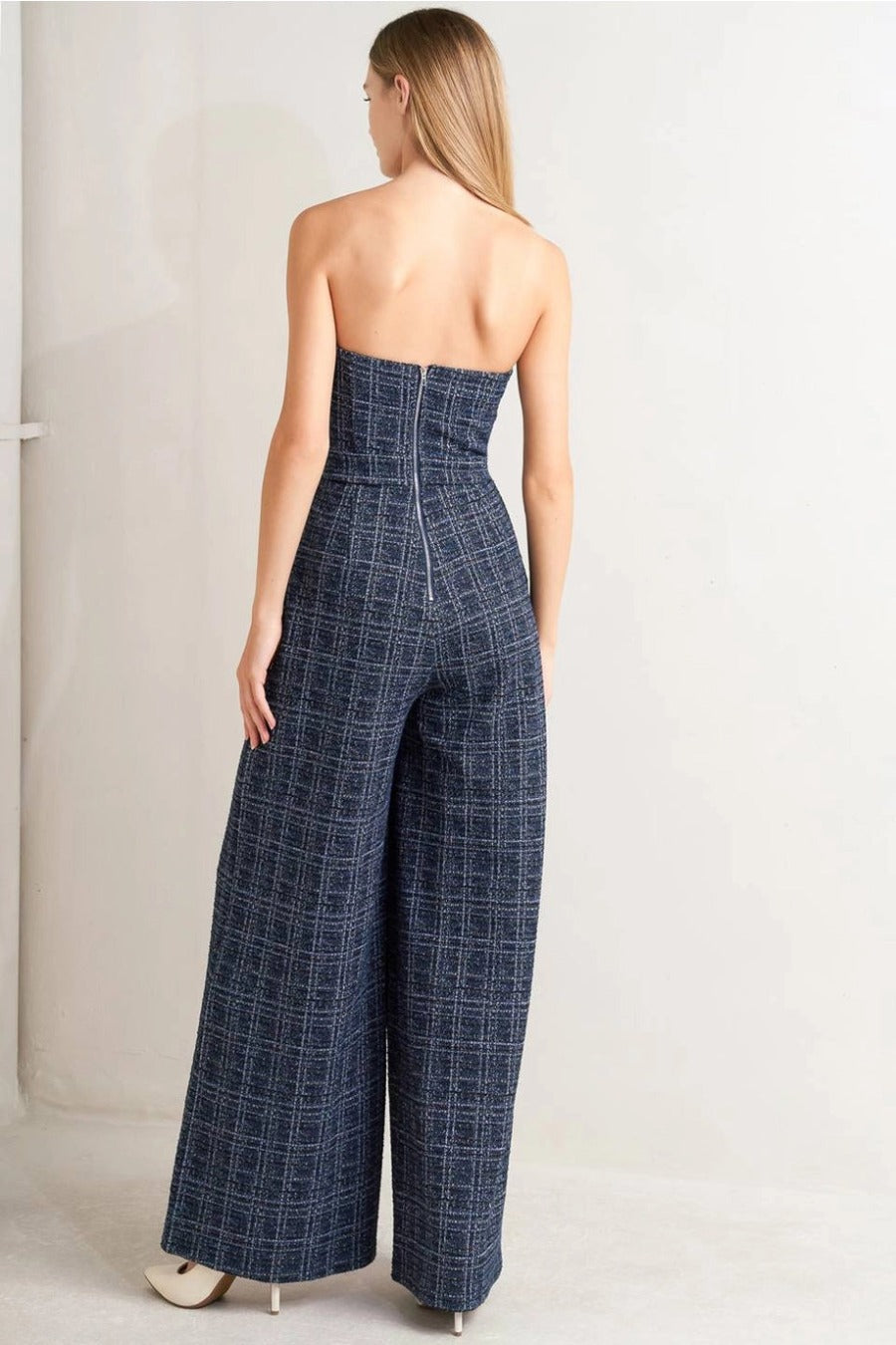 A Tweed Jumpsuit
